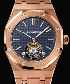 Audemars Piguet Royal Oak Tourbillon Gold Blue Dial