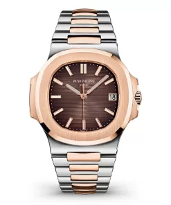 Patek Philippe Men's Nautilus Two Tone Brown