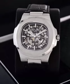 Patek Philippe Nautilus Skeleton Silver