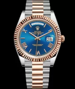 Rolex Day-Date 40 Blue Dial Two Tone